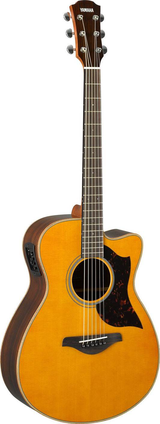 Yamaha AC1R Concert body with cutaway, solid Spruce top, Rosewood back and sides