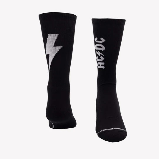 Perris AC/DC Socks BLK Lightning - LRG