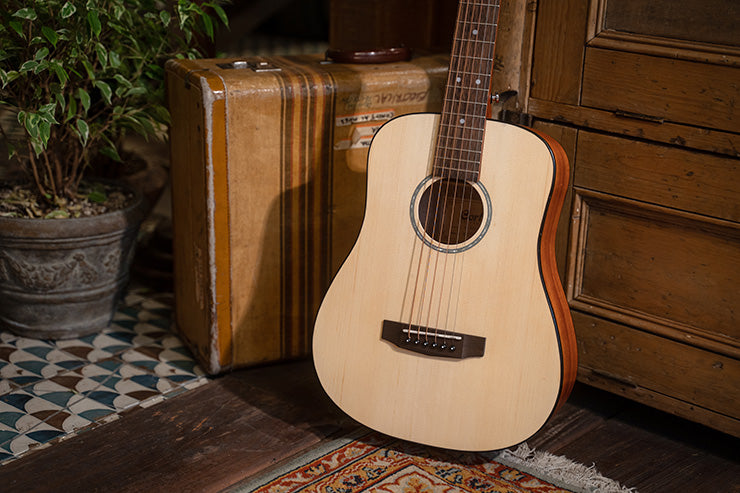 Cort AD Mini Dreadnought Open Pore with bag