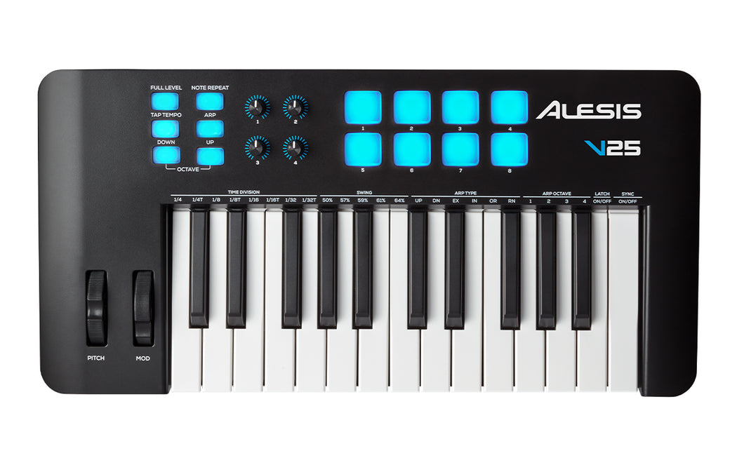 Alesis V25 25-key USB Keyboard & Pad Controller