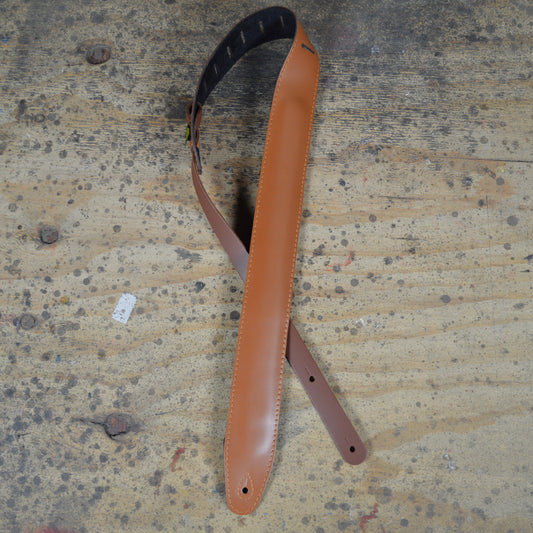 Colonial Leather BAFP25-TAN Suede Backed & Foam Padded 2.5" Leather Strap - Tan