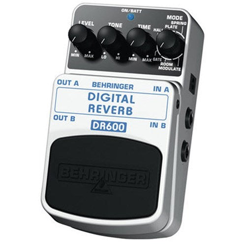 Behringer Dr600 Digital Reverb Effects Pedal