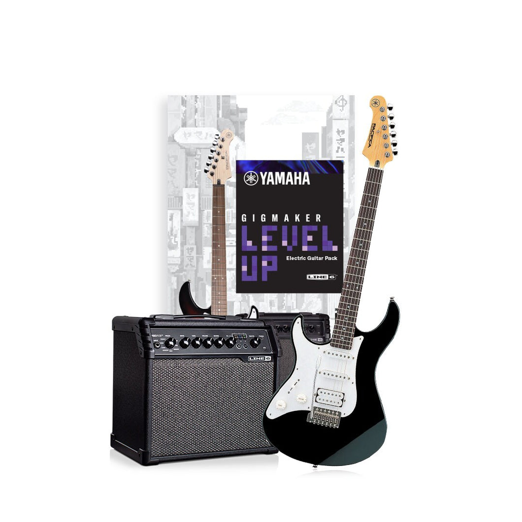 YAMAHA Lefty GIGMAKERLEVELUP-BL/ELEC. GUITAR PACK