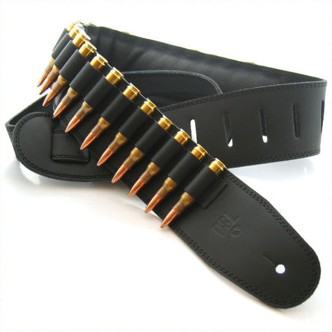 DSL BULLET SERIES 2.5" GUITAR STRAP Black