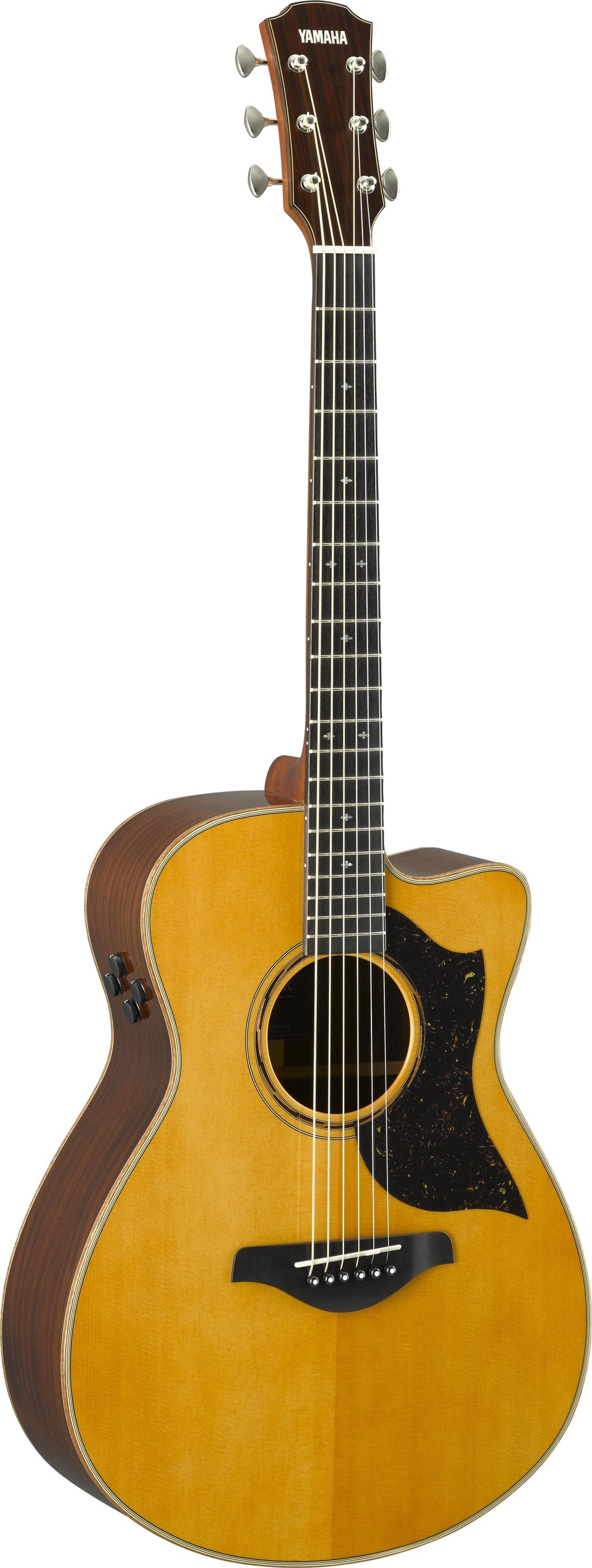 Yamaha AC5R Concert body with cutaway, solid Spruce top, solid Rosewood back and sides. Made in Japan