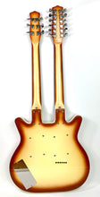 Load image into Gallery viewer, Danelectro DOUBLE NECK 6/12 COPPER BURST
