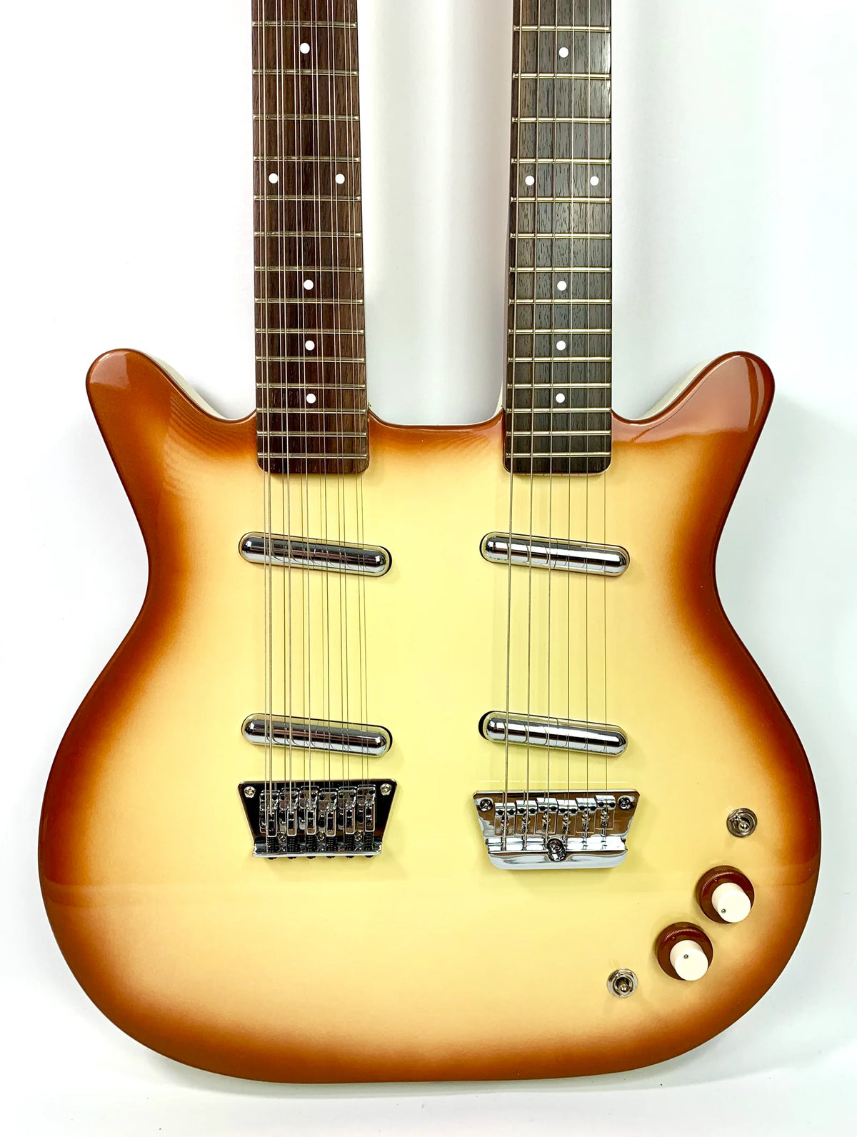 Danelectro DOUBLE NECK 6/12 COPPER BURST