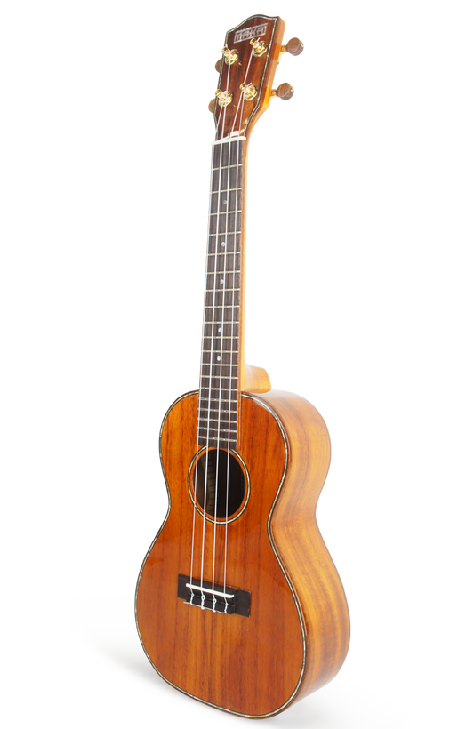 Makai CKU-24 Concert Ukulele All Solid Hawaiian Koa Body