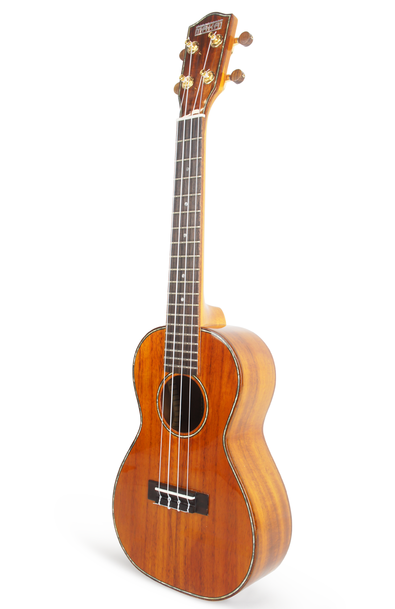 Makai CKU-24 Concert Ukulele All Solid Hawaiian Koa Body