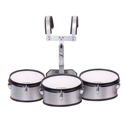 DXP Marching triple tenor set with harness. 10"x8" 12"x8" and 13"x8"