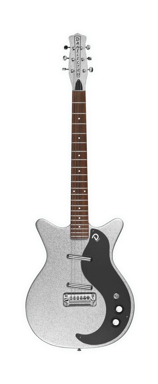 DANELECTRO 59 NOS ELECTRIC SILVER METAL