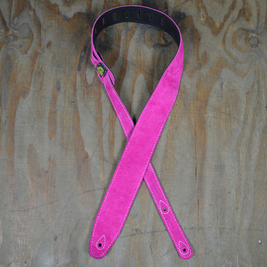 Colonial Leather DSS-PINK Double Suede Strap - Pink