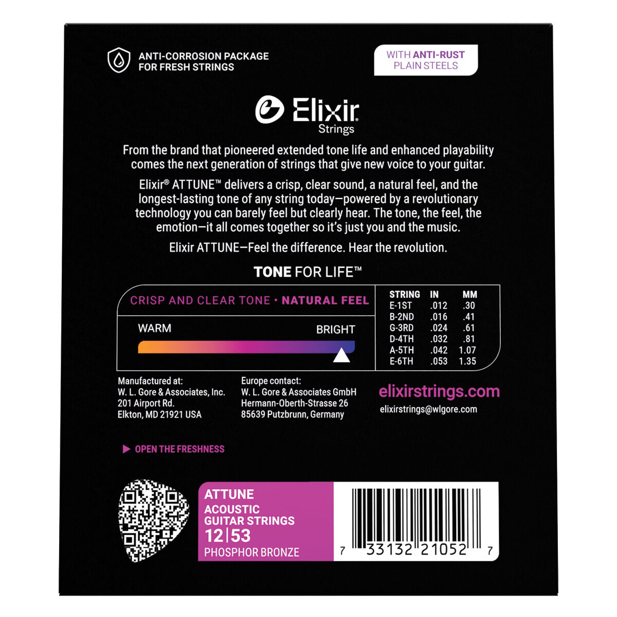 Elixir Attune PB 12-53 Light