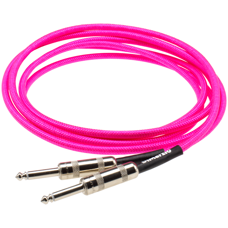 DiMarzio EP1710NP 10ft Instrument Cable - Neon Pink