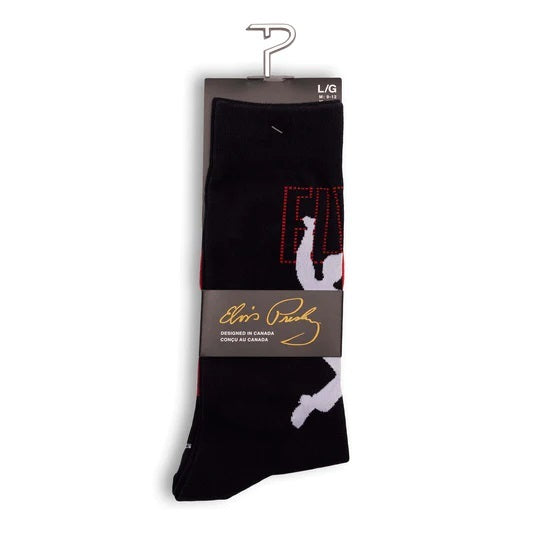 Perris Elvis Socks BLK 68 Comeback - LRG