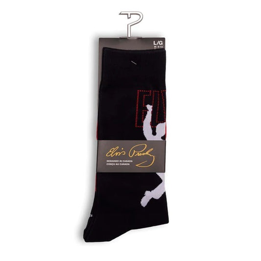 Perris Elvis Socks BLK 68 Comeback - LRG