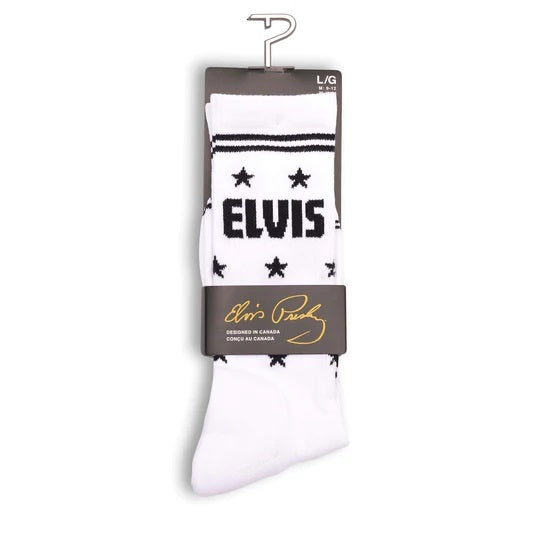 Perris Elvis Socks WHT The King - LRG