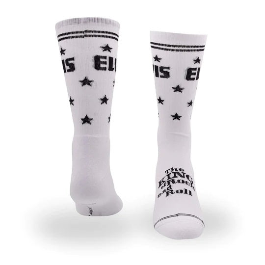 Perris Elvis Socks WHT The King - LRG