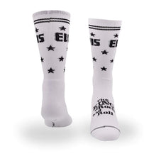 Load image into Gallery viewer, Perris Elvis Socks WHT The King - LRG
