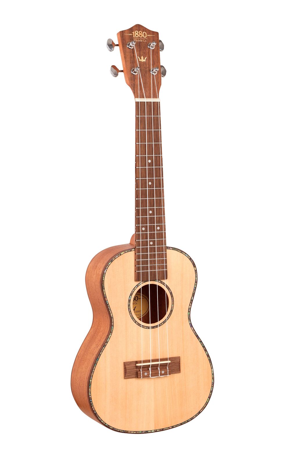 1880 – 200 Series Soprano Solid Spruce Top – Natural Satin