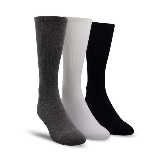 Fender Socks Charcoal 3 Pack - LRG