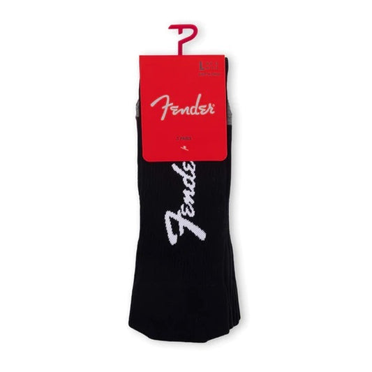 Fender Socks Black Expolded 3 Pack - LRG