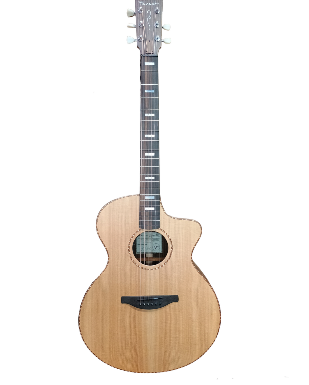 Fenech VTP Rosewood Grand Auditorium Cutaway