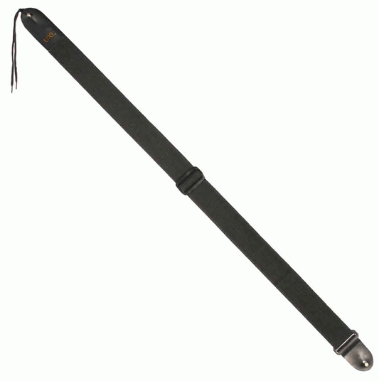UXL 50mm Black Cotton Guitar Strap