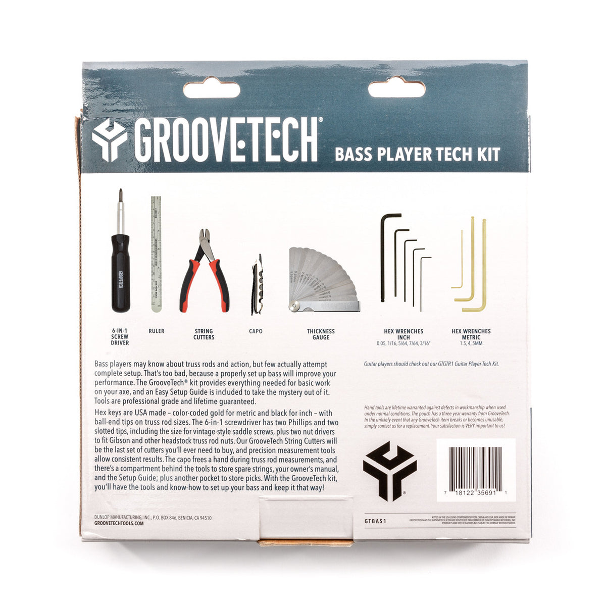 GrooveTech Bass Player Tech Kit