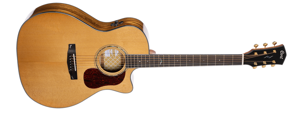 CORT Gold A6 Bocote Nat Grand Auditorium Gloss Natural w Soft Case