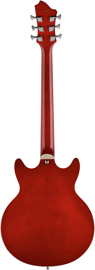 Hagstrom Alvar Cherry Trans w/CASE