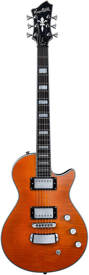 Hagstrom Ultra MAX Milky Mandarin with Case