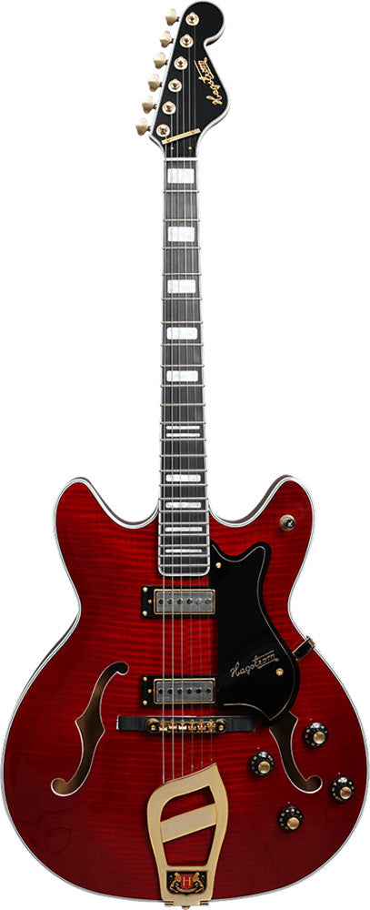 Hagstrom 67 Model Wild Cherry W/Case
