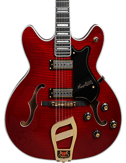 Hagstrom 67 Model Wild Cherry W/Case