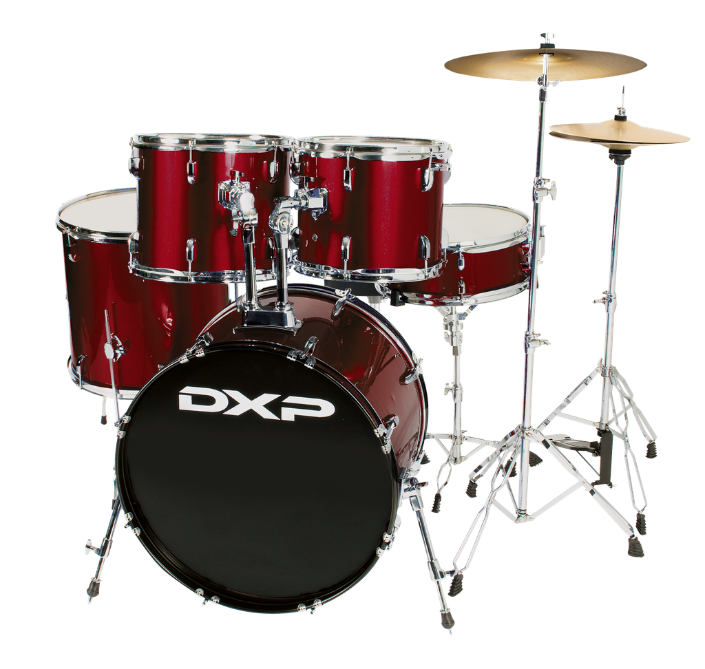 DXP TX04PWR 5 Piece Drum Kit Wine Red