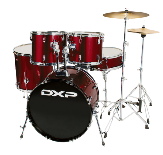 DXP TX04PWR 5 Piece Drum Kit Wine Red