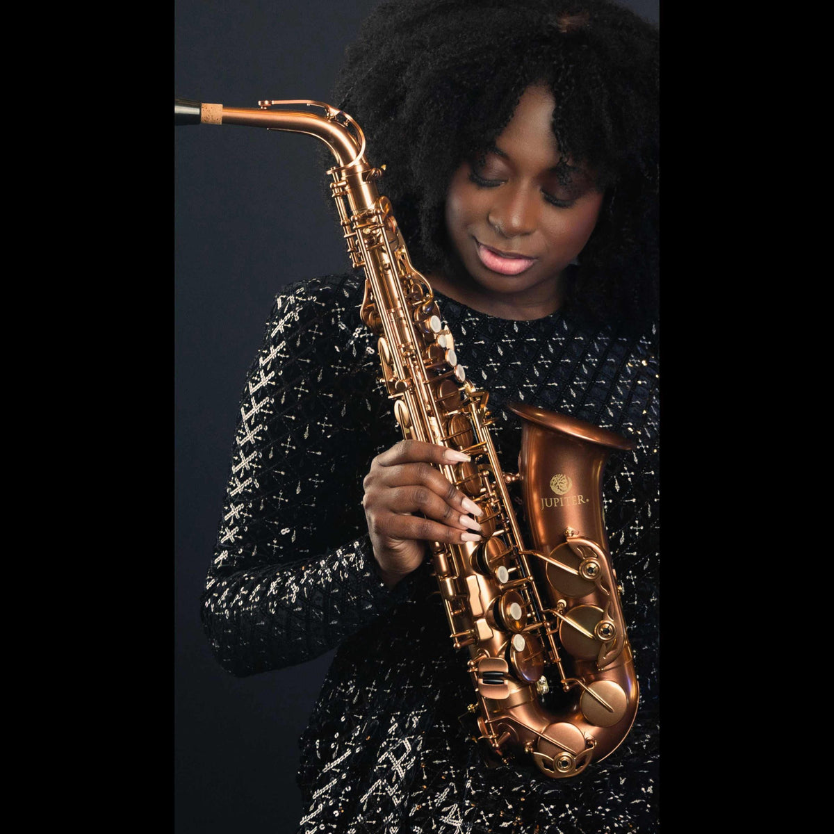 Jupiter JAS1100BAQ Alto Saxophone, Burnished Auburn, Limited Edition 1100 Series
