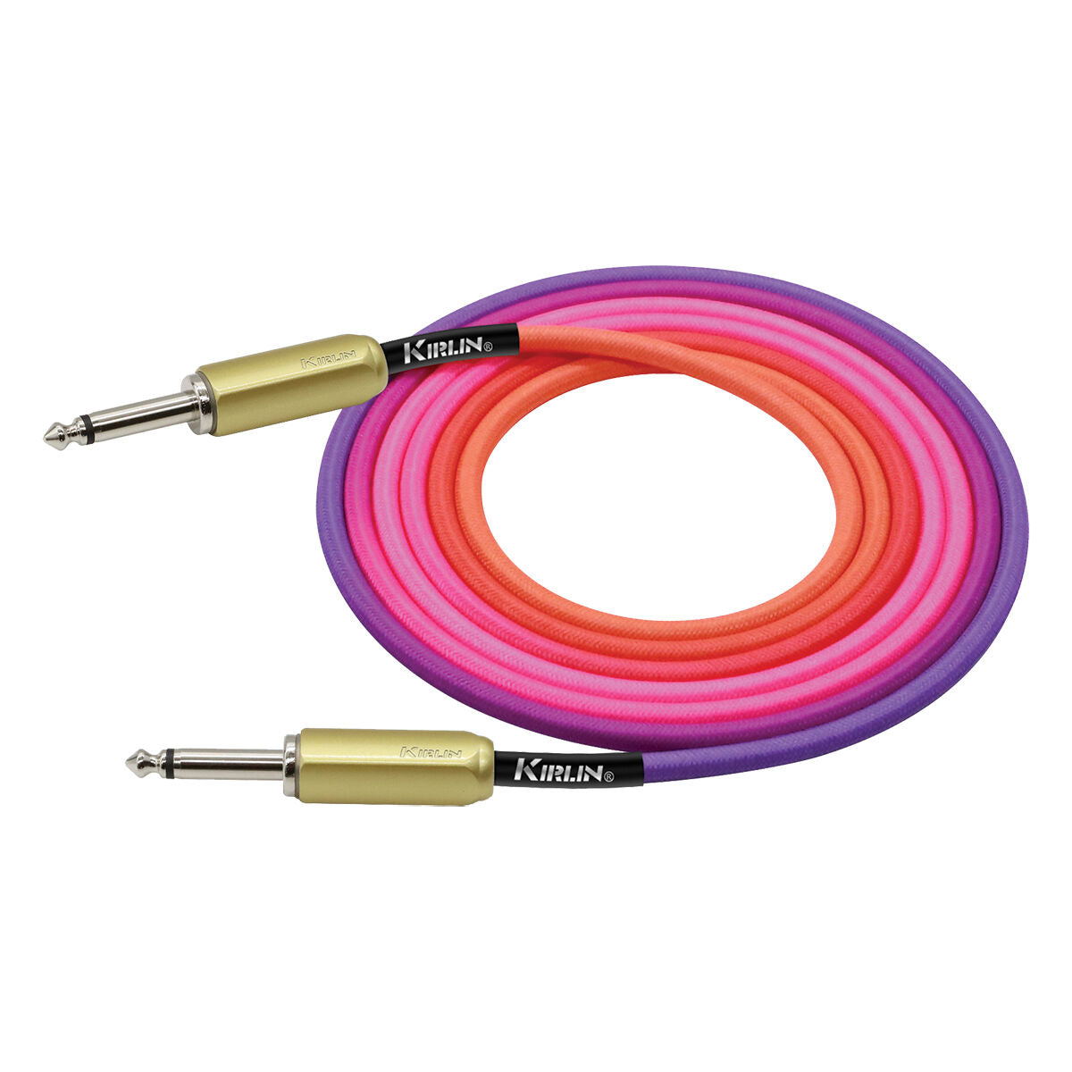 Kirlin 10FT Gradient Inst Cable Pink to Orange [KIWJ-221G-PO-10]