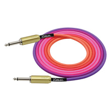 Load image into Gallery viewer, Kirlin 10FT Gradient Inst Cable Pink to Orange [KIWJ-221G-PO-10]
