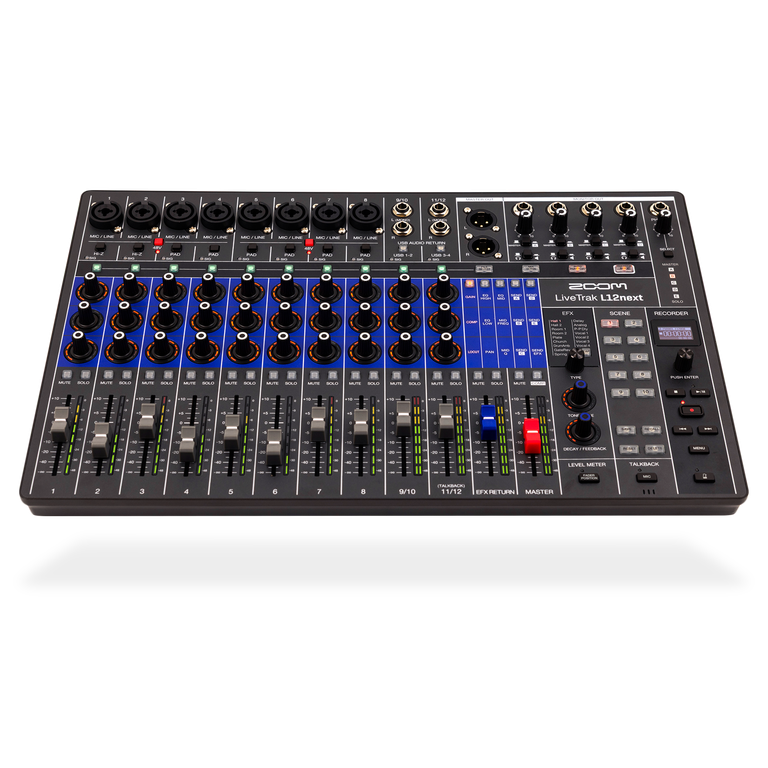 Zoom L12NEXT Livetrak Mixer & Recorder