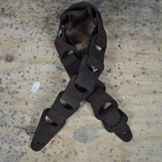 Colonial Leather Link Suede Strap - Brown