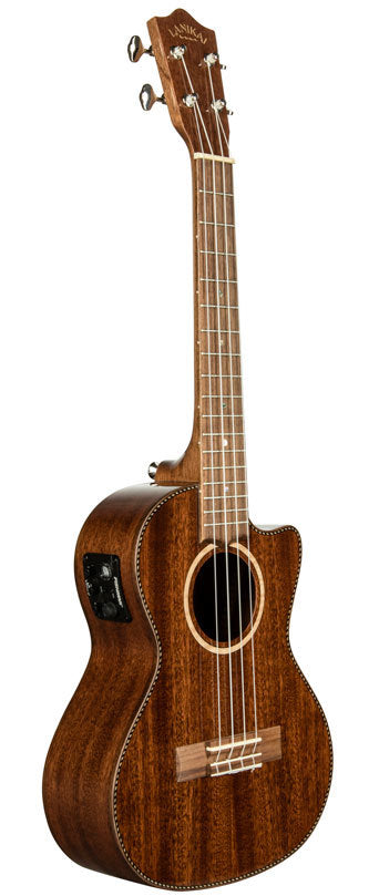 Lanikai All Solid Mahogany TenorUkulele A/E with Foam Case