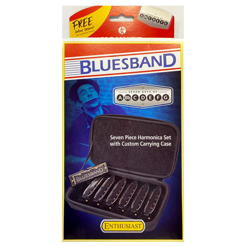 HOHNER 7 PIECE BLUESBAND PACK -  A, Bb, C, D, E, F, G