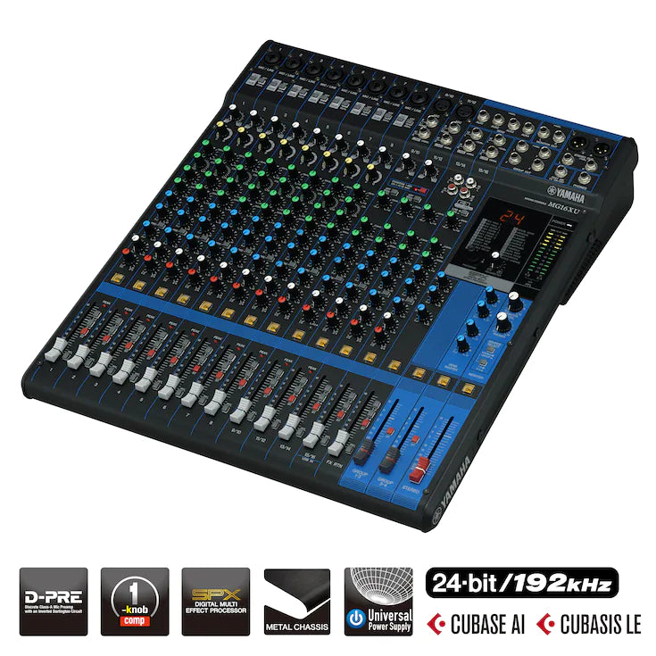 Yamaha MG16XU 16 CH Mixer USB