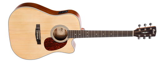 CORT MR500 OP w/Bag Dreadnought Cutaway Guitar Open Pore