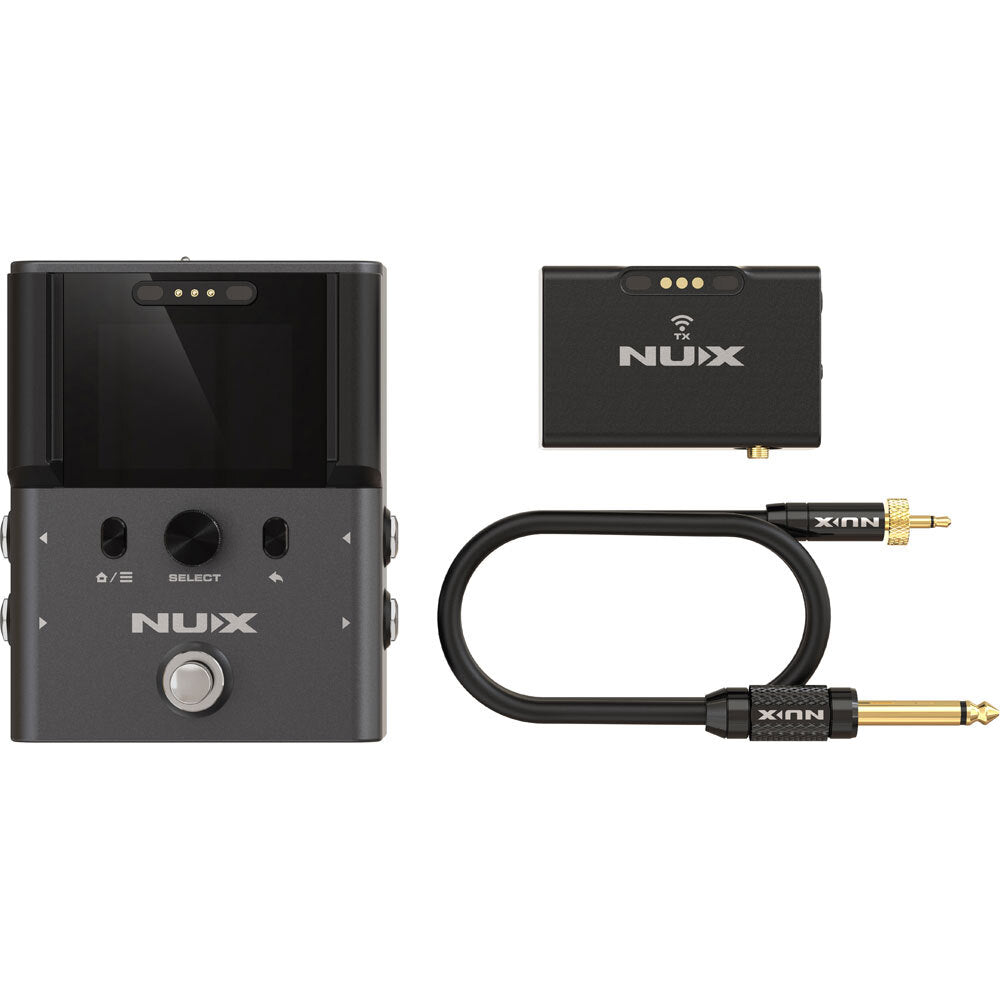 NU-X B-8 Professional Instrument Digital Wireless System with Pedal Receiver 2.4 GHz Interference-free Broadcasting Frequency