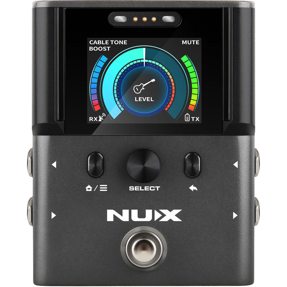 NU-X B-8 Professional Instrument Digital Wireless System with Pedal Receiver 2.4 GHz Interference-free Broadcasting Frequency