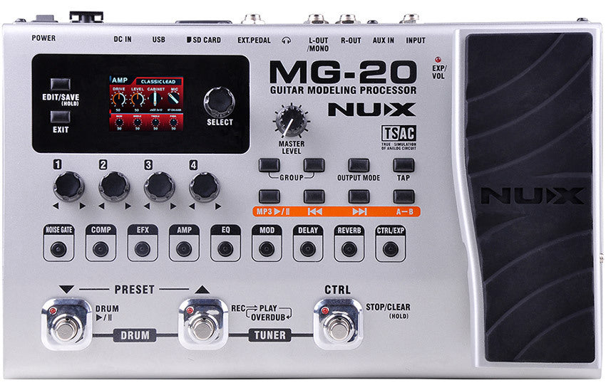 Nux MG20 Modelling effects processor