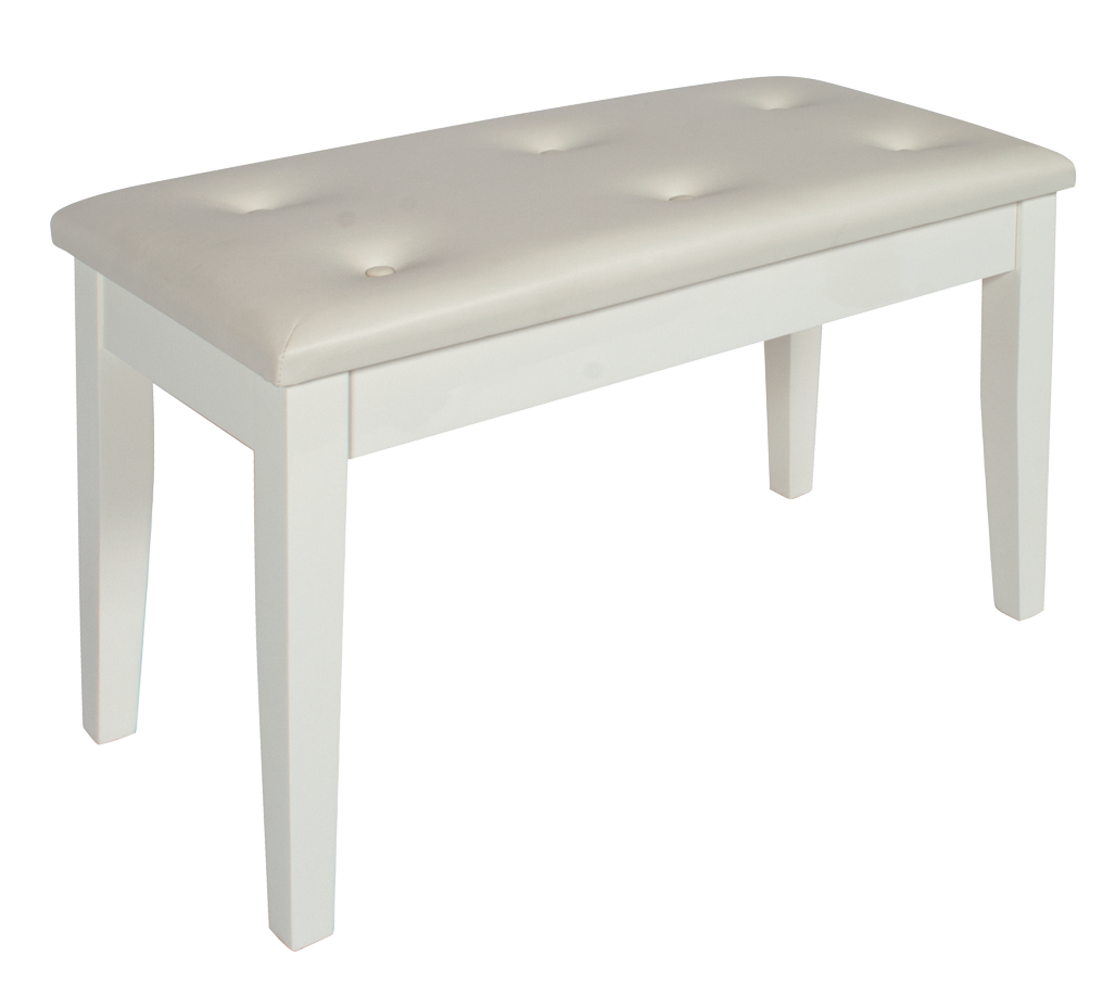 AMS KTW18 White Piano Stool