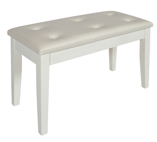 AMS KTW18 White Piano Stool